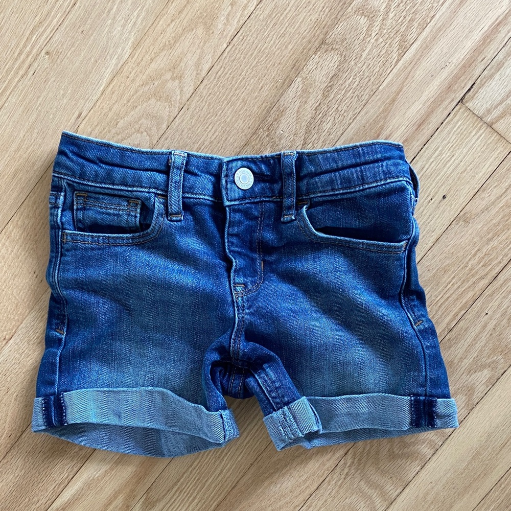 Gap kids midi denim shorts size girls 7